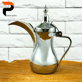 دله قهوه نقره ای سایز 26