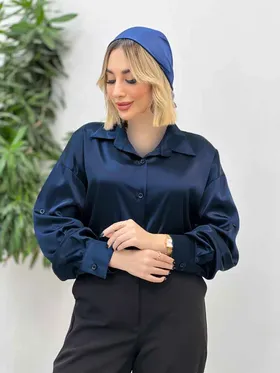 شومیز ساتن سلین