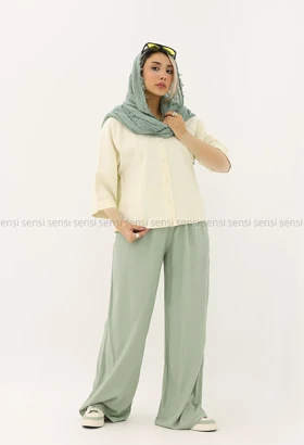 شومیزیقه جلو دکمه سیلک کد1005283