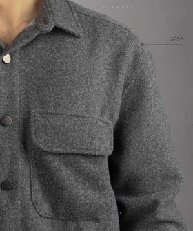 ژاکت مردانه مدل پارچه فوتر 1245