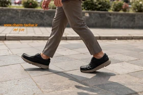 کفش روزمره طبی مردانه فول ارتوپدیک چرم طبیعیsi165