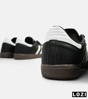 کفش کتانی مردانه و زنانه مشکی قهوه ای ADIDAS Samba مدل 4234