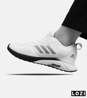 کفش کتانی مردانه و زنانه سفید طوسی ADIDAS climacool