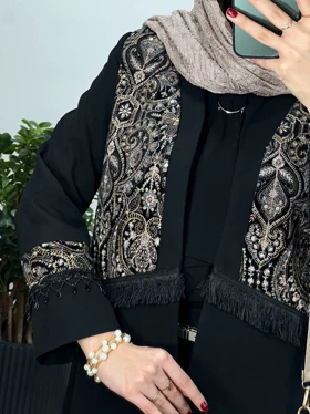 مانتو مجلسی سوزندوزی گلاریس