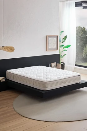 تشک دو نفره Yataş مدل Five-Z Hybrid - سفید