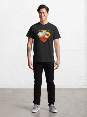 تیشرت One Punch Man طرح لوگو Saitaman