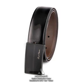 کمربند ورنی مردانه Patent Leather Belt BL49