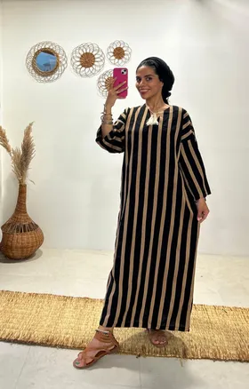 کفتان راه راه رنگی