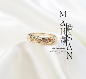 انگشتر زنانه ژوپینگ طرح طلا سایز6
