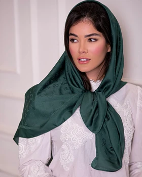 روسری ابریشم ژاکارد LV (قواره 90) 30127