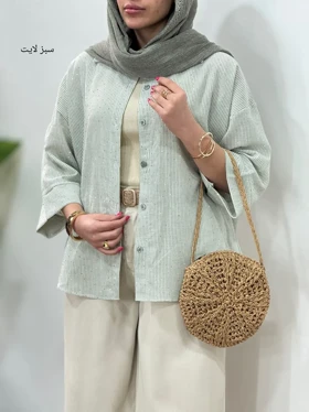 تونیک لینن نگین دوزی یگانه