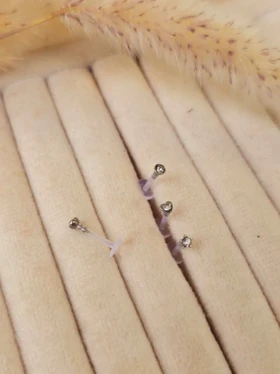 پیرسینگ گوش نگین سیلیکونی