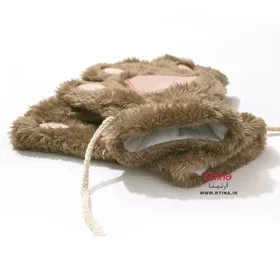 دستکش نیمه انگشت زمستانی دخترانه زنانه طرح تدی