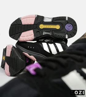 کفش کتانی مردانه مشکی گلبهی ADIDAS torsion