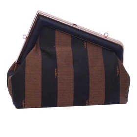 کیف زنانه مدل مارلی راه راه کد 8146