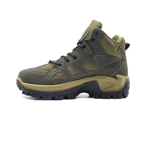 بوت اسپرت مردانه ساق‌دار مدل caterpillar کاترپیلار رنگ یشمی کد 4842