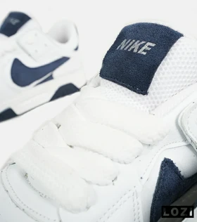 کفش کتانی مردانه و زنانه سفید سرمه ای نایک NIKE AIR FORCE مدل 6423
