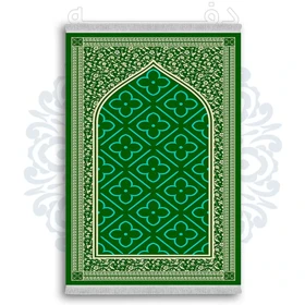 فرشینه از جنس پارچه هازان مخمل ترک طرح سجاده برند دفه کد DSJ 93