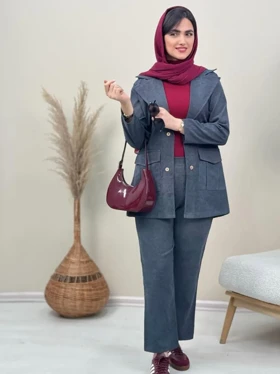 ست مانتو شلوار دینا