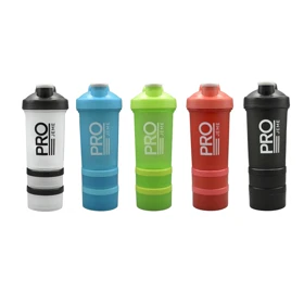 شیکر ورزشی سه تیکه پرو جیم مدل Jamaica ظرفیت 0.5 لیتر
