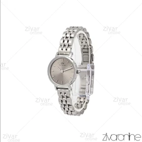 ساعت دنیل ولینگتون زنانه سیلور صفحه طوسی خطی اسمال 106327