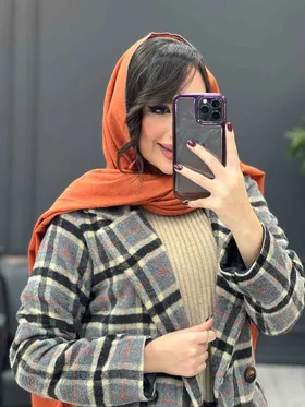 پالتو چهارخونه کوتاه چهار دکمه