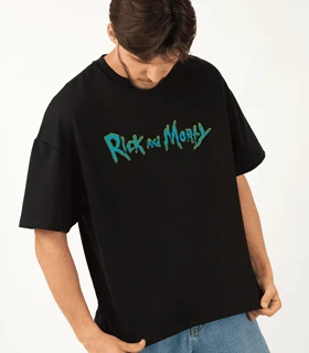 تیشرت طرح ریک و مورتی | Rick and Morty Oversized T-shirt کد 253480