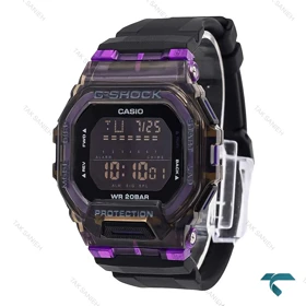 ساعت مچی کاسیو جی شاک GB200 مردانه مشکی بنفش Gshock-6560-G
