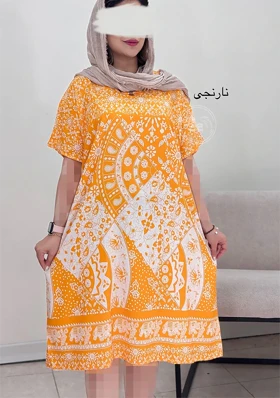 پیراهن نخی لنا