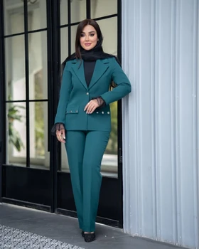 ست کت و شلوار زنانه مدل آسو کد 1563