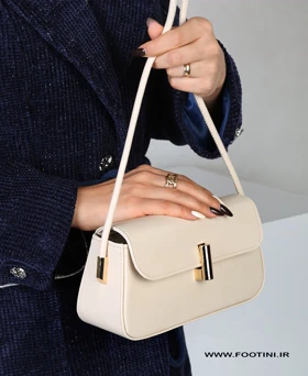 کیف زنانه مینیمال قفلدار گلاریس 207 AM (شیری)