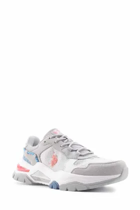 کفش ورزشی مردانه Polo Assn U.S. کفش ورزشی مردانه Vincent Premium 101502368 Grey KARES 4FX