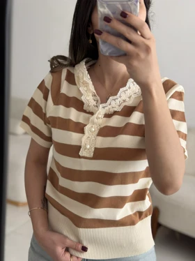 تیشرت بافت کلاهدار 3396