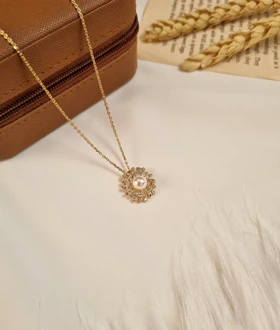 گردنبند مروارید مینیمال ژوپینگ