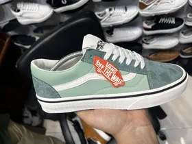 کتانی off the wall لیمویی بسیار با کیفیت و زیبا(تا سایز 44)