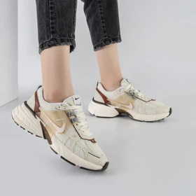 کفش و کتانی مردانه و زنانه مدل نایک NIKE V2K رنگ کرم کد 41422