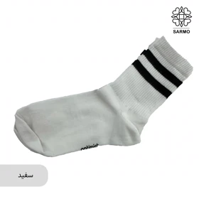 جوراب طرح دوخط ساق‌دار