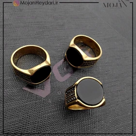 انگشتر استیل رنگ ثابت مردانه کد on1028