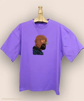 تیشرت لش مردانه و زنانه طرح بریکینگ بد شخصیت والتر وایت کد 883