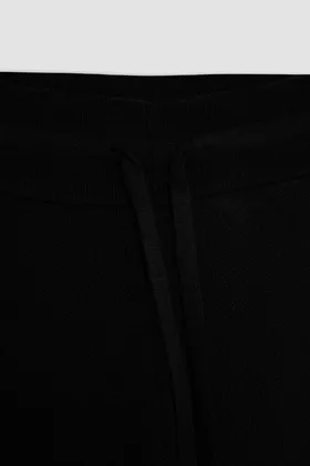 شلوار بافتنی ساده جوگر با کمربند الاستیک R1701az24wn R1701AZ24WN