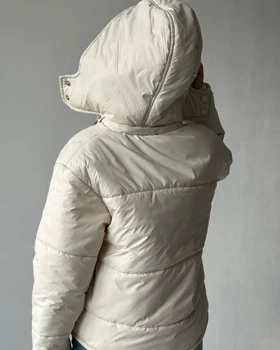 کاپشن کلاهدار کد 130077