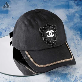 کلاه بیسبالی شنل Chanel Baseball Cap HA93 (مشکی)