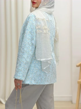 4071-کت و شلوار مزونی نارسیس