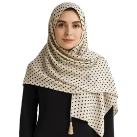 شال طرح خال‌خال زنانه - 39251305