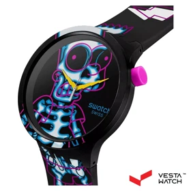 ساعت مچی مردانه و زنانه سواچ SWATCH مدل SB01Z105