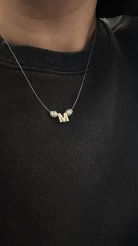 گردنبند M با مروارید