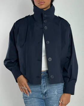 ترنچ کت پلیسه کد 600041