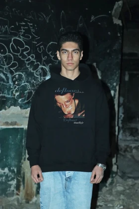 هودی مشکی اسپرت طرح Deftones 3 - فواصل