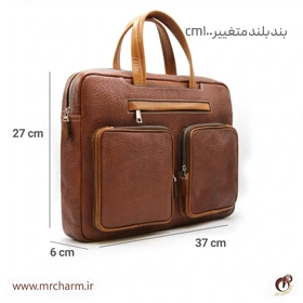 کیف اداری دوجیب تمام چرم mrc131-29