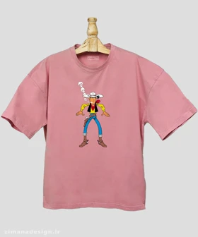 تیشرت لش مردانه و زنانه طرح لوک خوش شانس